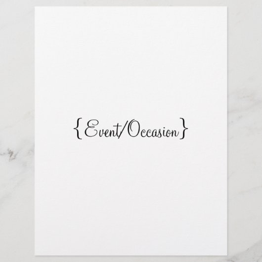 'Immaculate Conception' Flyer (Achterkant)