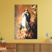 Immaculate Conception of the Escorial, c.1678 Canvas Afdruk (Insitu (Woonkamer))