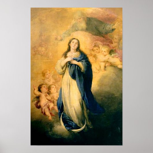Immaculate Conception Virgin Mary Assumption 02 Poster (Voorkant)