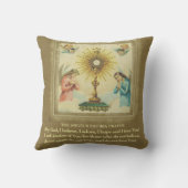 Immaculate Heart Mary Fatima Angels Prayer Kussen (Achterkant)