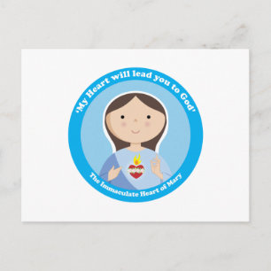 Immaculate Heart van Mary Briefkaart