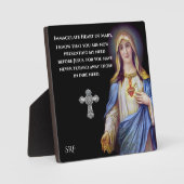 Immaculate Heart van Mary Fotoplaat (Voorkant)