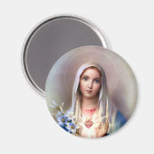 Immaculate Heart van Mary Magneet (Voorkant / Achterkant)