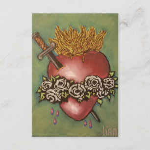 Immaculate Heart van Mary Prayer Kaart