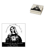 Immaculate Heart van Mary Rubberstempel (Gestempeld)