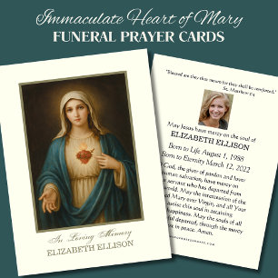 Immaculé Coeur Marie Funérailles Prière catholique