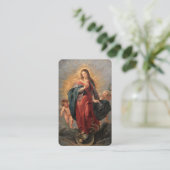 Immaculée Conception et carte de prière du serpent (Debout devant)