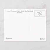 Immanuel 100 jaar briefkaart (Achterkant)