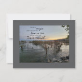 Immanuel (Emmanuel) Card Notitiekaartje (Voorkant)