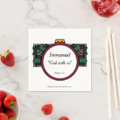 Immanuel God met ons kerstfeest Servet (Insitu)