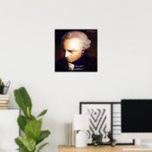 Immanuel Kant « À faire » Affiches de citations de (Bureau à domicile)