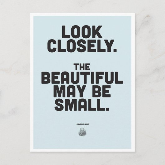 Immanuel Kant Inspirerend quote Briefkaart (Voorkant)