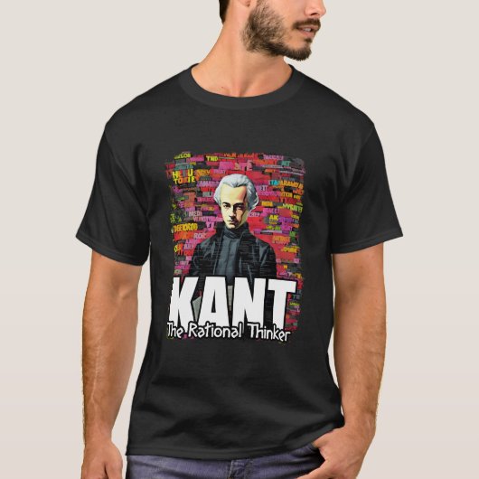 Immanuel Kant Philosopher T-shirt (Voorkant)