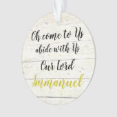 Immanuel Ornament (voorkant)