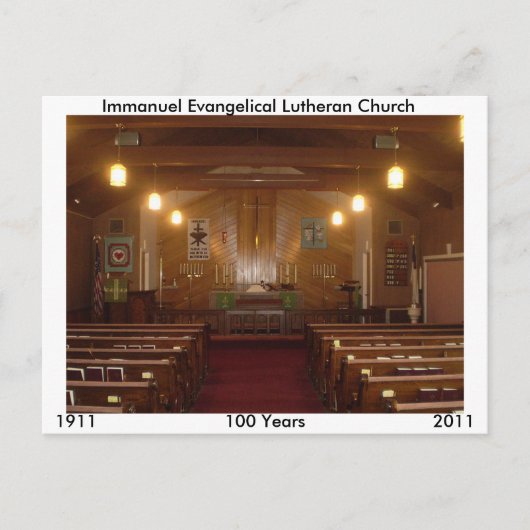 Immanuel Sanctuary Briefkaart (Voorkant)