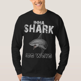 IMMASHARK/FUCKTHEWORLD WHL/BLK T-SHIRT
