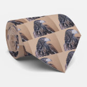 Immature Harris Hawk Stropdas (Opgerold)