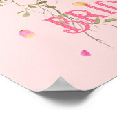 Immense Affiche de bienvenue Fête des mariées de m (Coin)