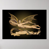 IMMENSE affiche Satan & Eve Wall Art 60x40