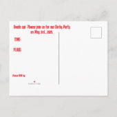 IMMENSE INVITATION DU PARTI CASQUETTE DERBY (Dos)