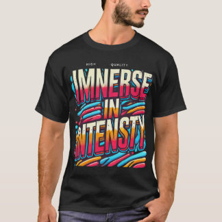 Immersion dans l'intensité ( T-shirt conçu )