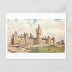 Immeuble du Parlement à Ottawa Carte postale Vinta