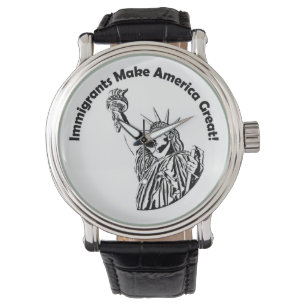 Immigranten maken Amerika geweldig Horloge