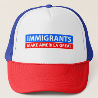 Immigranten maken Amerika geweldig - Trucker Hat Pet