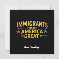 Immigranten maken Amerika groot om gelijkheid te v