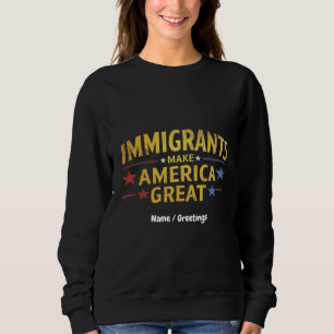 Immigranten maken Amerika groot om gelijkheid te v Trui