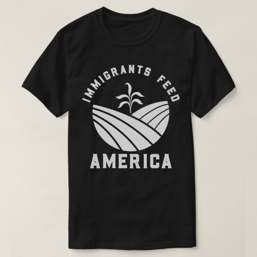 Immigranten Voeder-Amerika T-shirt (Design voorkant)