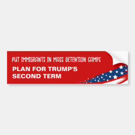 immigrantenzwerver bumpersticker