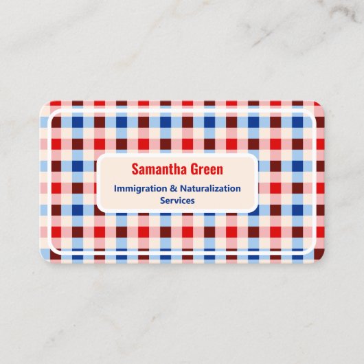 Immigratie Burgerschap Visitekaartje (Voorkant)