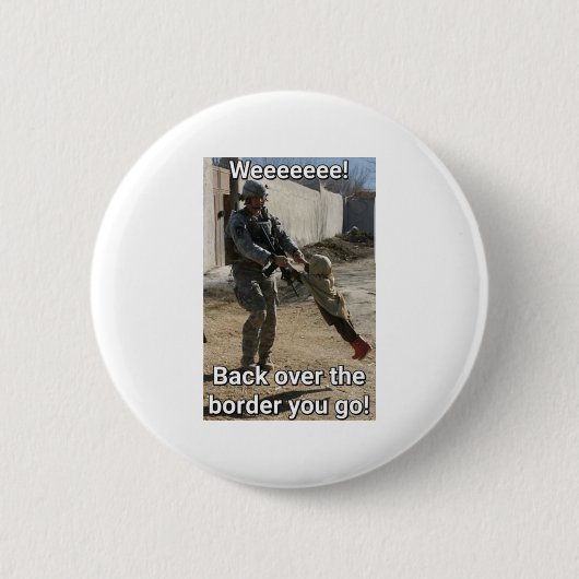 Immigratie en Button aan de grens (Voorkant)