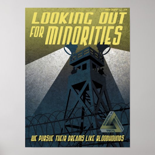 Immigratiepropaganda-Poster Poster (Voorkant)