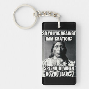 Immigratiesleutelhanger Sleutelhanger