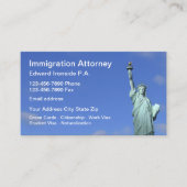 Immigratiewet advocaat visitekaartje (Voorkant)