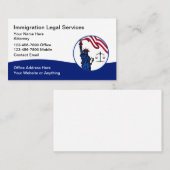 Immigration Naturalization Attorney Visitekaartje (Voorkant / Achterkant)
