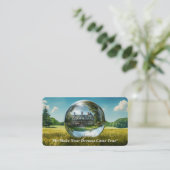 Immo / Immobilier / Carte de visite immobilier (Debout devant)