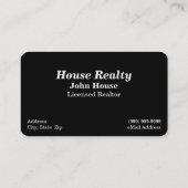 Immo / Immobilier / Carte de visite immobilier (Dos)