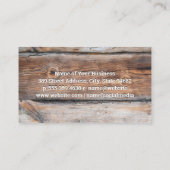 Immobilier cabine | Carte de visite de code QR (Dos)