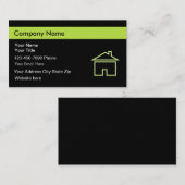 Immobilier Cartes de visite uniques (Devant / Derrière)