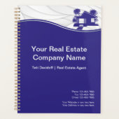 Immobilier. Construction. Argent bleu (Devant)