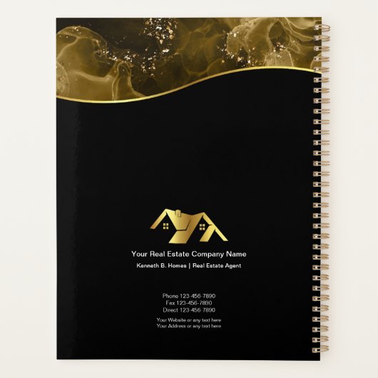 Immobilier. Construction. Or noir (Dos)