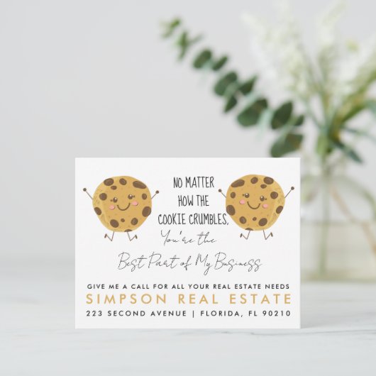 immobilier COOKIE références Faire-part (Debout devant)