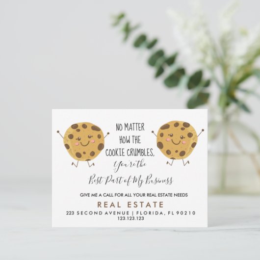 immobilier COOKIE références Faire-part (Debout devant)