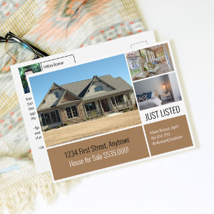 Immobilier Direct Mail Suntan Beige Carte postale