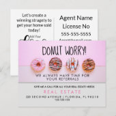 immobilier donut aiguilles Faire-part (Devant / Derrière)