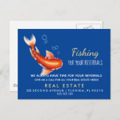 Immobilier Faire-part de référence de poisson (Devant / Derrière)