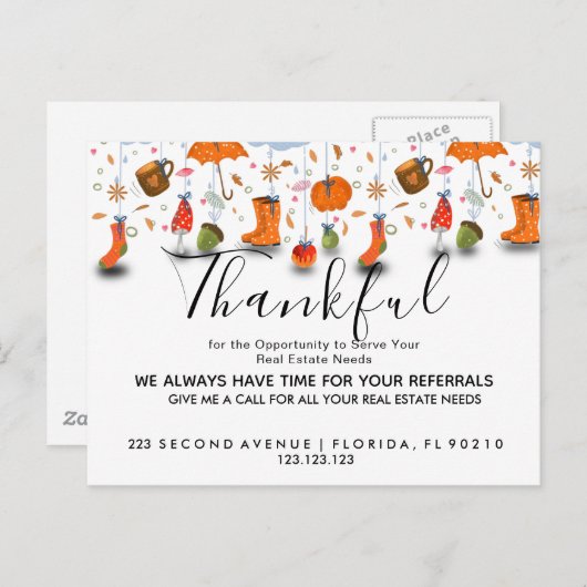 immobilier FALL référentiels Faire-part (Devant / Derrière)